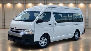 2018 Toyota Hiace Commuter Bus (French Vanilla) Pre-Owned Car Thumbnail