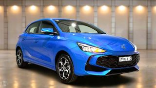 2025  MG MG3 Excite Hatch (Brighton Blue) Pre-Owned Car Thumbnail