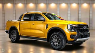 2023 Ford Ranger Wildtrak Ute (Luxe Yellow) Pre-Owned Car Thumbnail