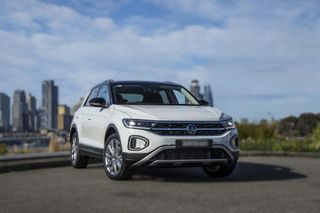 2023  Volkswagen T-Roc 110TSI Style SUV (Pure White) Pre-Owned Car Thumbnail