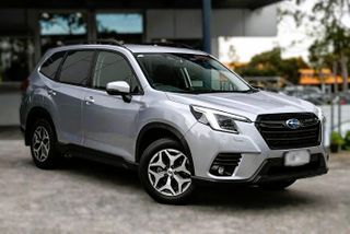 2023 Subaru Forester 2.5i 50 Years Edition SUV (Ice Silver) Pre-Owned Car Thumbnail