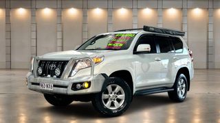 2016 Toyota Landcruiser Prado GXL SUV (Glacier White) Pre-Owned Car Thumbnail
