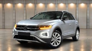 2022  Volkswagen T-Roc 110TSI Style SUV (Pyrite Silver) Pre-Owned Car Thumbnail