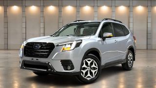 2023  Subaru Forester 2.5i SUV (Ice Silver) Pre-Owned Car Thumbnail