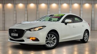 2018 Mazda 3 Neo Sport Sedan (Snowflake White Pearl) Pre-Owned Car Thumbnail
