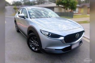 2023  Mazda CX-30 G20 Pure SUV (Sonic Silver) Pre-Owned Car Thumbnail